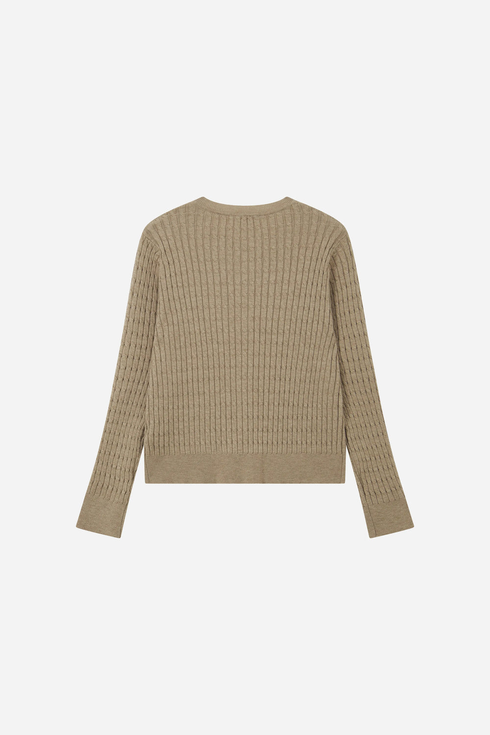 An image of a   31747 Cable-Knit Pocket Cardigan by  Mirra Masa