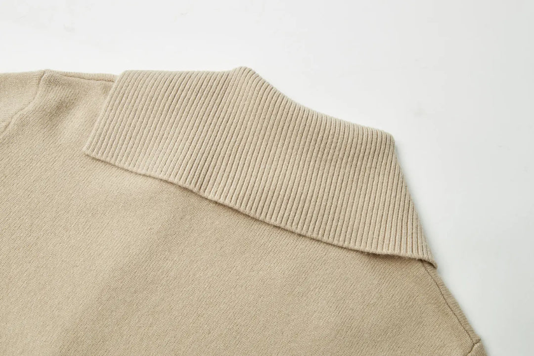 An image of a   31748 Tilted Neckline Button Cardigan by  Mirra Masa