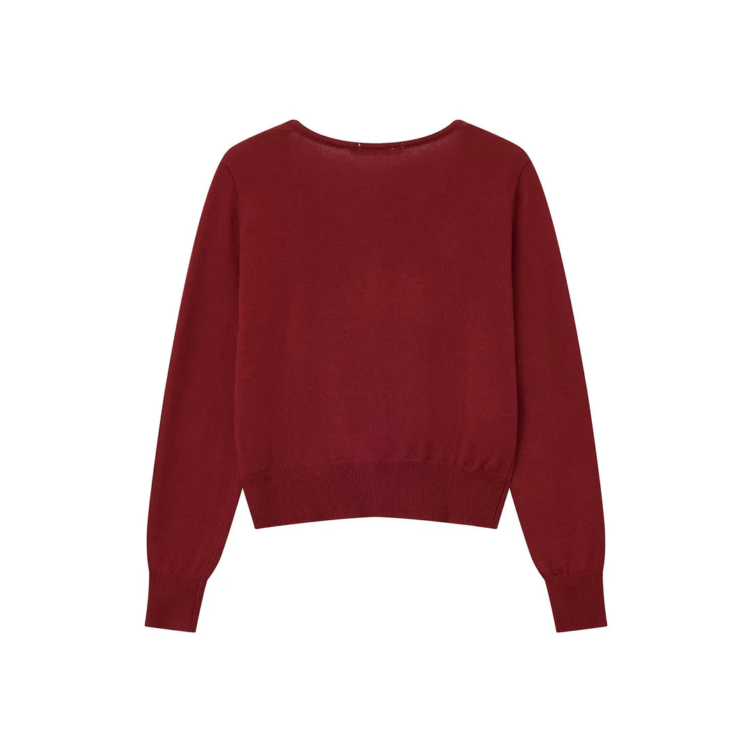 An image of a   31751 Everyday V-Neck Cardigan by  Mirra Masa