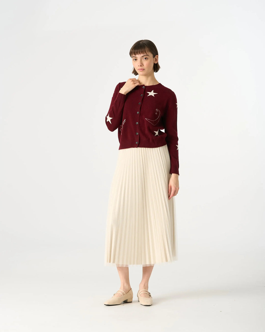 An image of a   31786 Starline Cardigan by  Mirra Masa