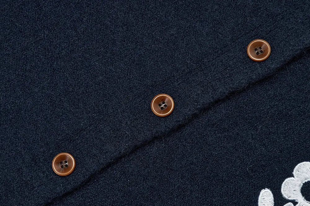 An image of a   31787 Roundneck Button Down Cardigan by  Mirra Masa