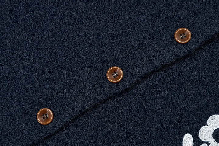 An image of a   31787 Roundneck Button Down Cardigan by  Mirra Masa