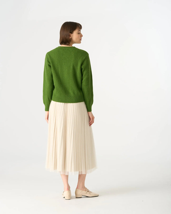 An image of a   31787 Roundneck Button Down Cardigan by  Mirra Masa