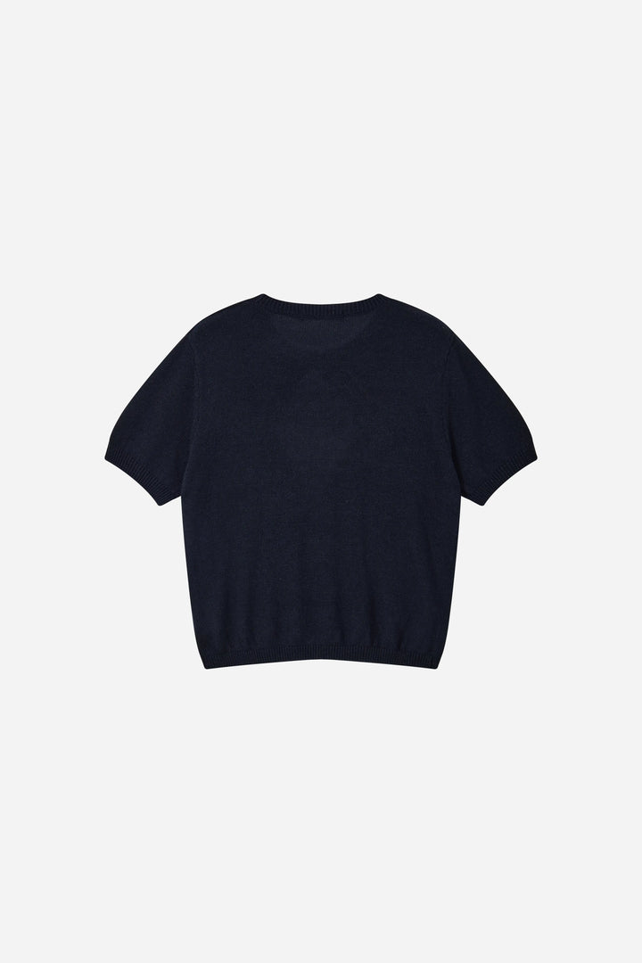 An image of a   31793 Argyle Short-Sleeve Knit by  Mirra Masa