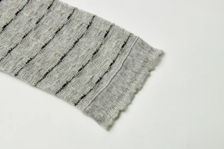 An image of a   31821 Frayed  Layerd Cardigan by  Mirra Masa