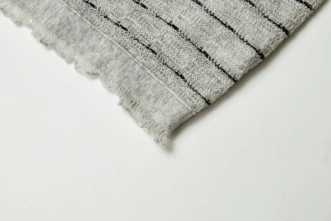 An image of a   31821 Frayed  Layerd Cardigan by  Mirra Masa