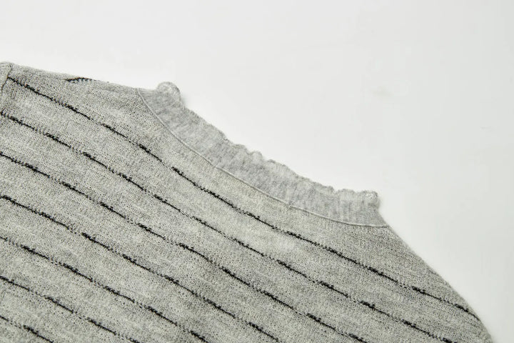 An image of a   31821 Frayed  Layerd Cardigan by  Mirra Masa