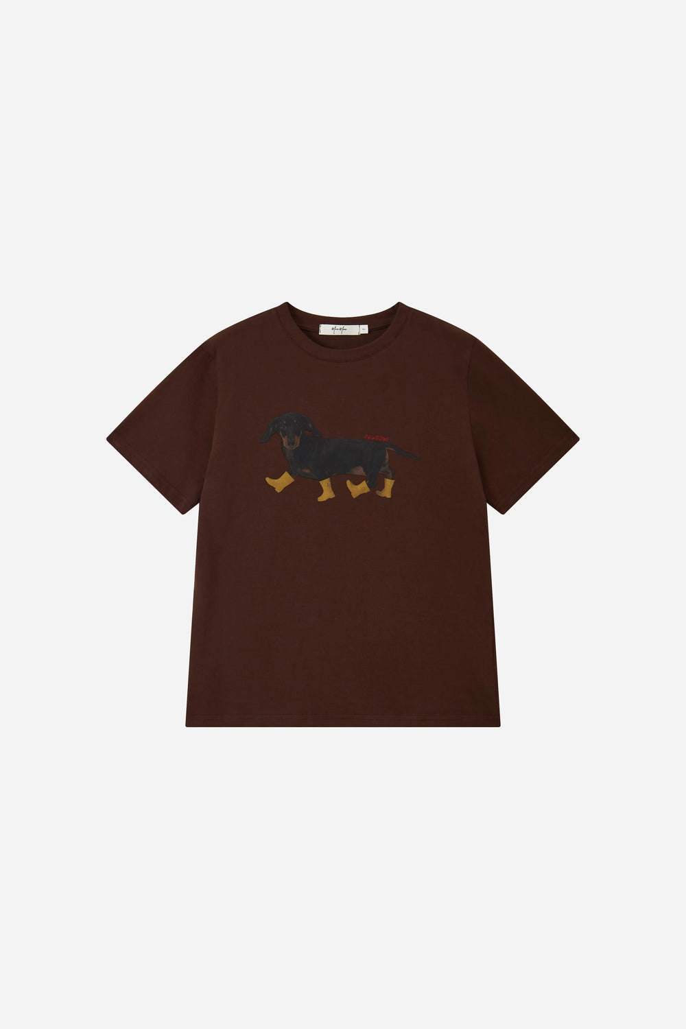 An image of a   31832 Dachshund Graphic Tee by  Mirra Masa