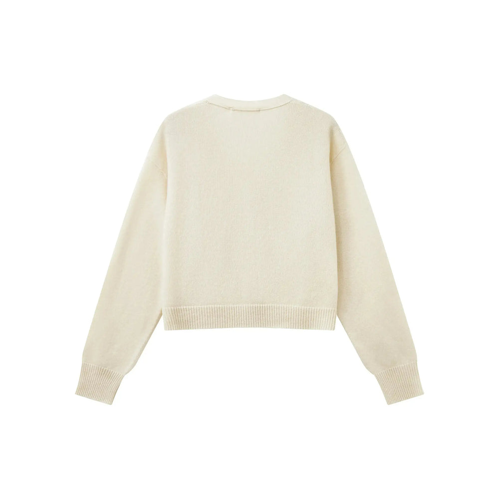 An image of a   31327 Crewneck Knitwear T-Shirt by  Mirra Masa