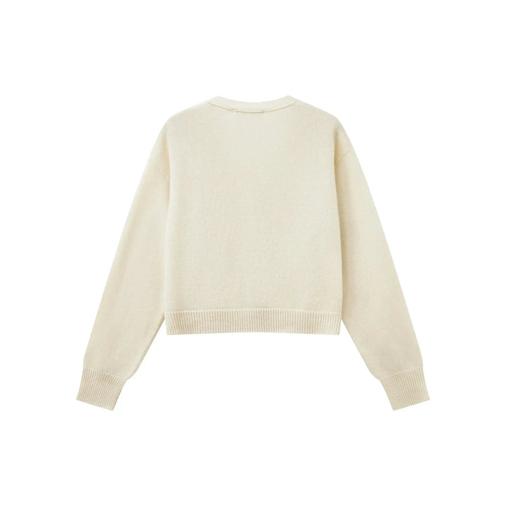 An image of a   31327 Crewneck Knitwear T-Shirt by  Mirra Masa