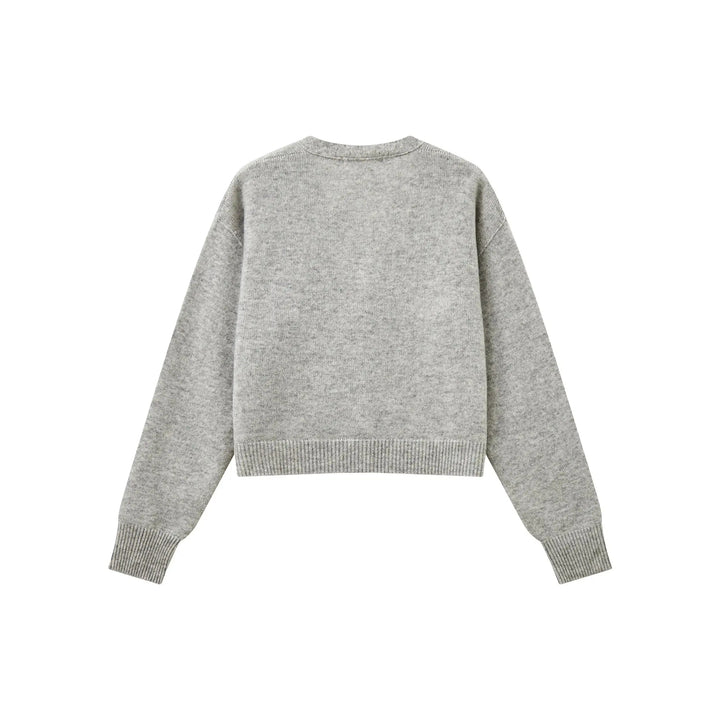 An image of a   31327 Crewneck Knitwear T-Shirt by  Mirra Masa