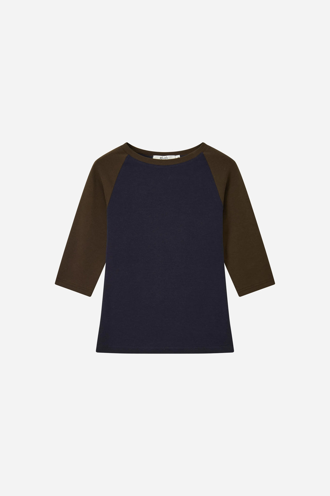 An image of a   31876 Contrast Raglan-Sleeve Top by  Mirra Masa