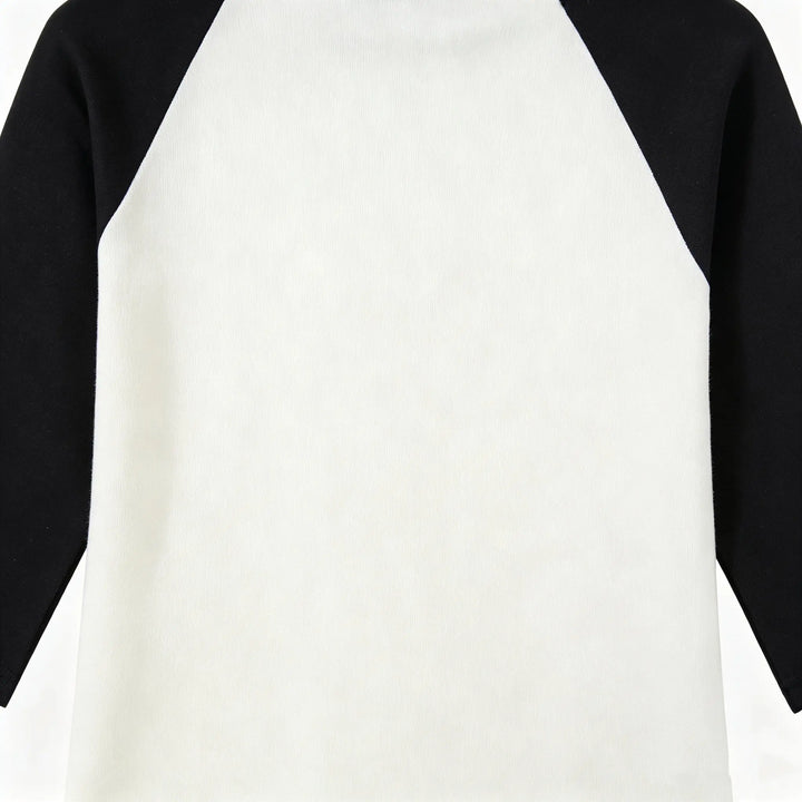 An image of a   31876 Contrast Raglan-Sleeve Top by  Mirra Masa