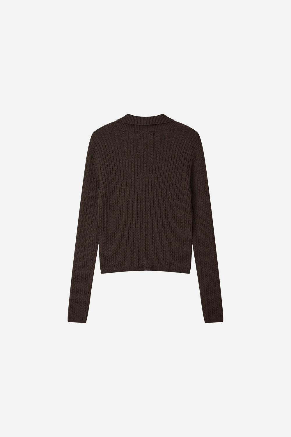 An image of a   31880 Ribbed Polo Knit by  Mirra Masa