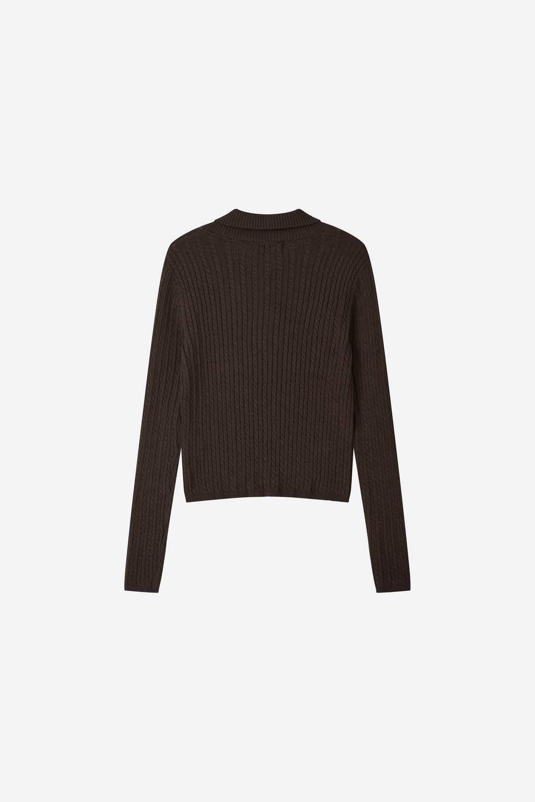 An image of a   31880 Ribbed Polo Knit by  Mirra Masa