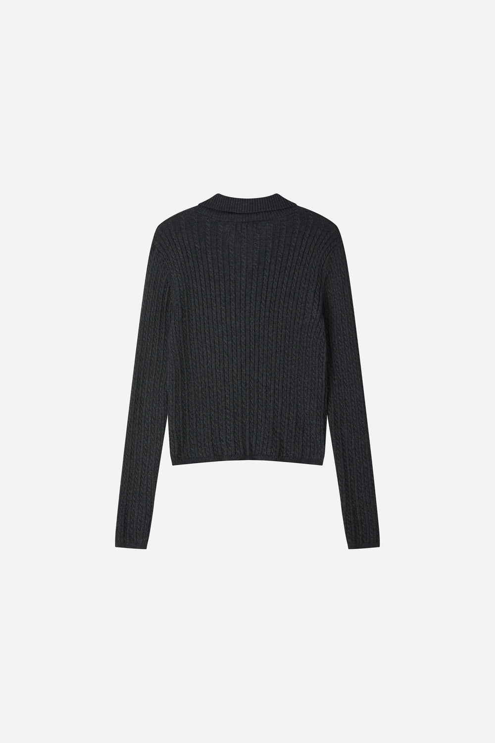 An image of a   31880 Ribbed Polo Knit by  Mirra Masa
