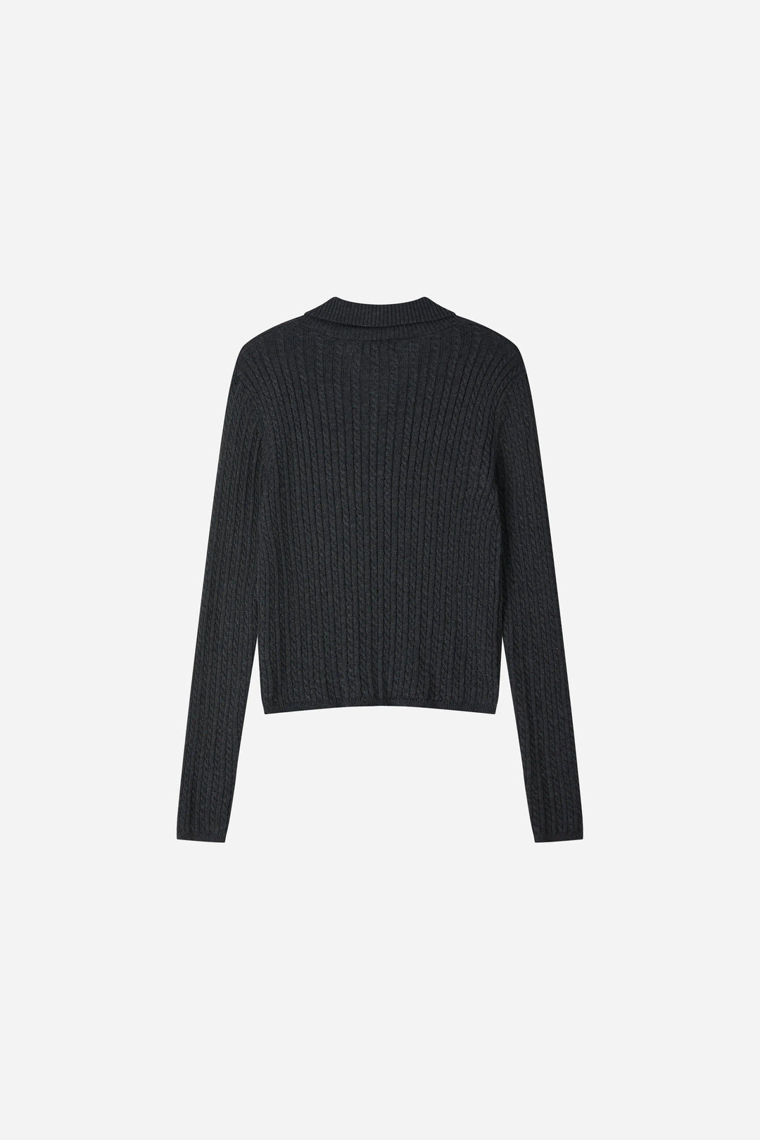 An image of a   31880 Ribbed Polo Knit by  Mirra Masa