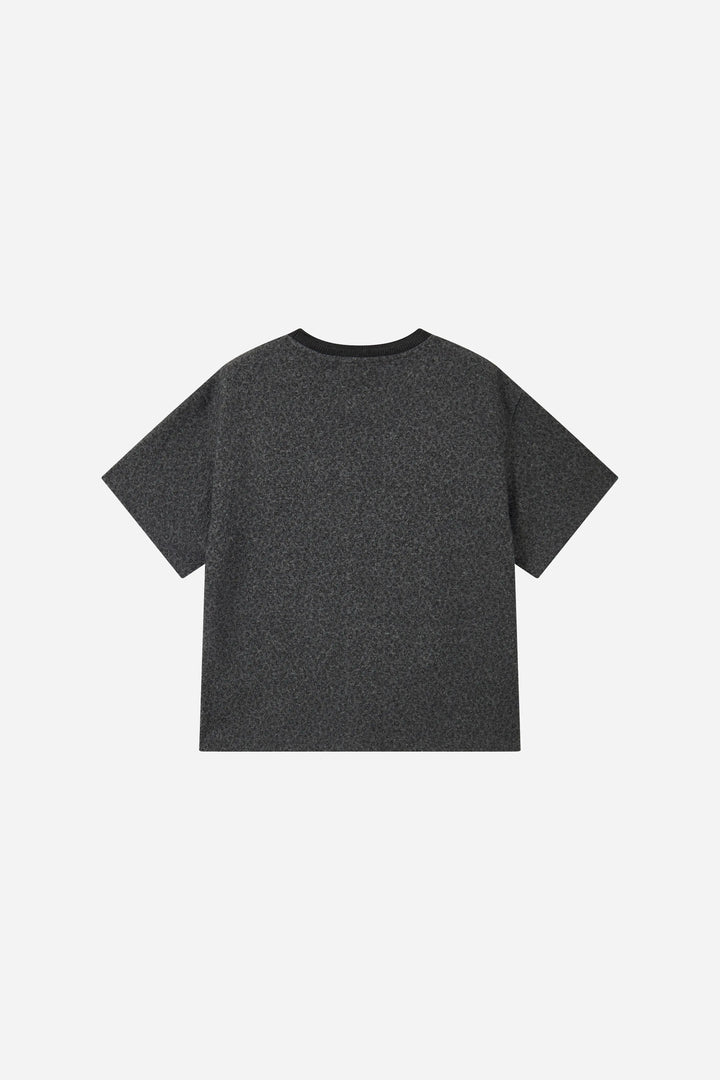 An image of a   31915 Tonal Animal-Print Crew-Neck T-Shirt by  Mirra Masa