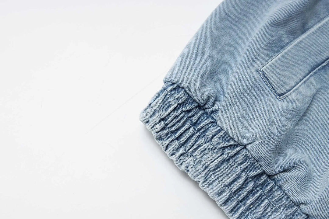 An image of a   31979 Dropped Shoulder Denim Jacket by  Mirra Masa
