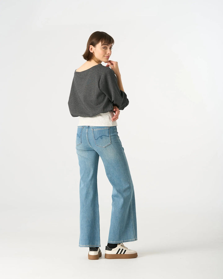 An image of a   32084 Flare Jeans by  Mirra Masa
