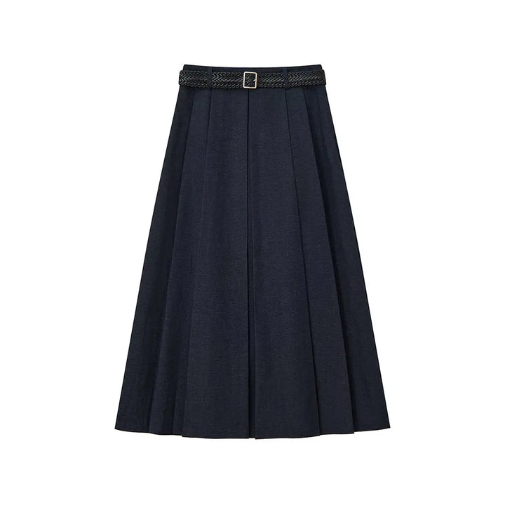 An image of a   32307 Pleated Midi Shirt by  Mirra Masa