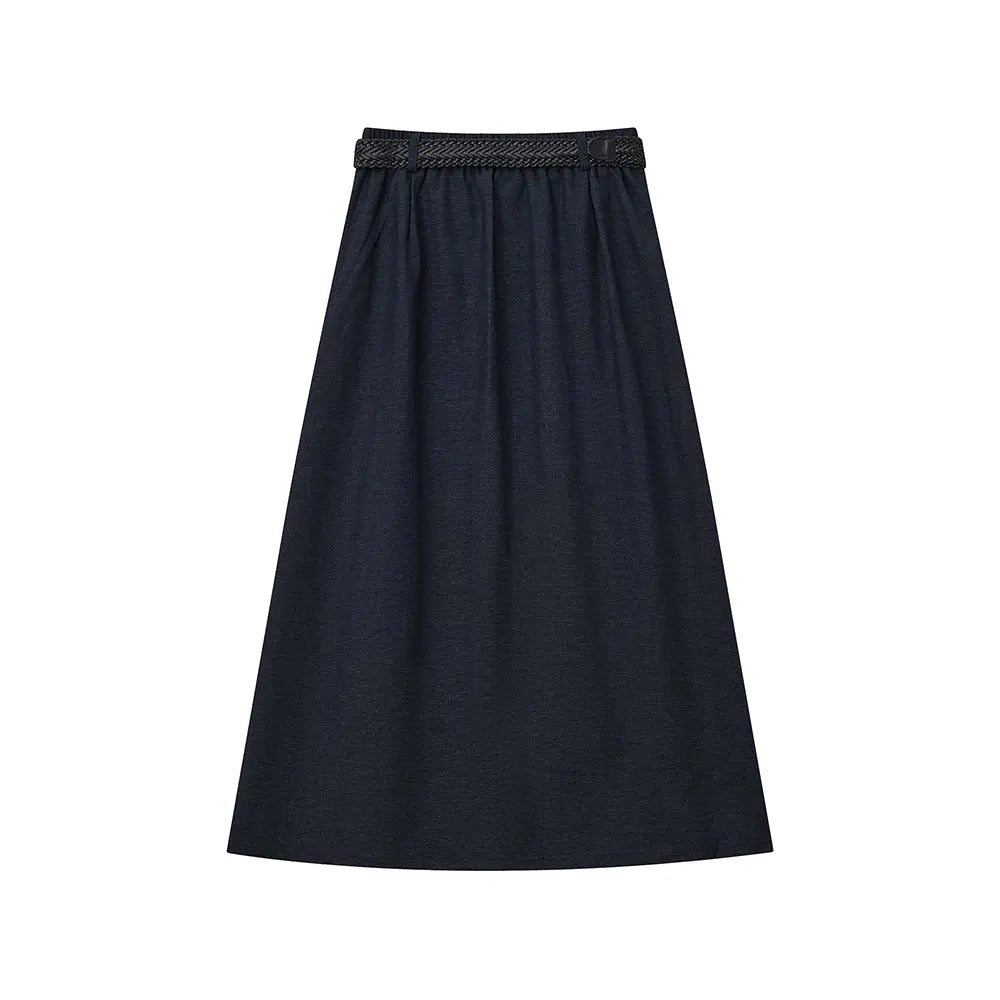 An image of a   32307 Pleated Midi Shirt by  Mirra Masa