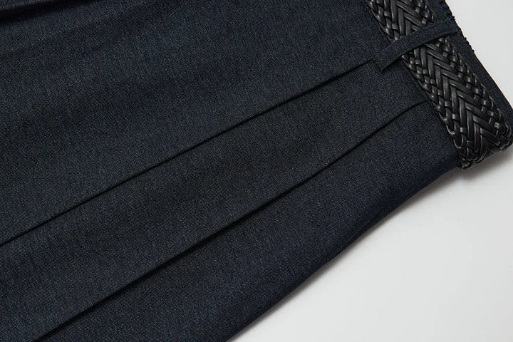 An image of a   32307 Pleated Midi Shirt by  Mirra Masa