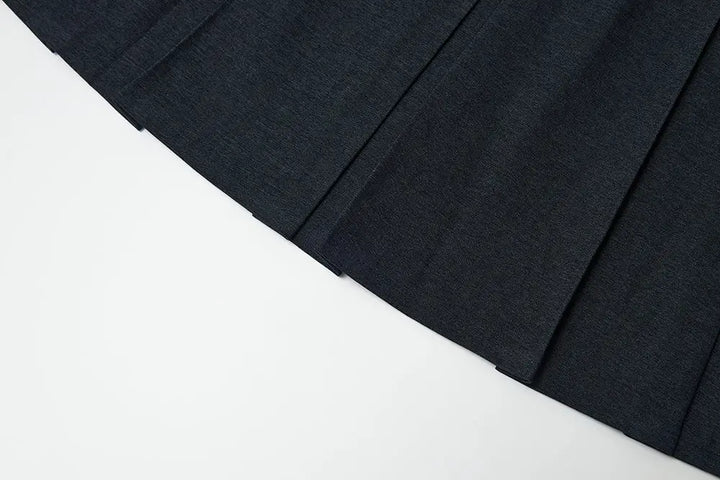 An image of a   32307 Pleated Midi Shirt by  Mirra Masa