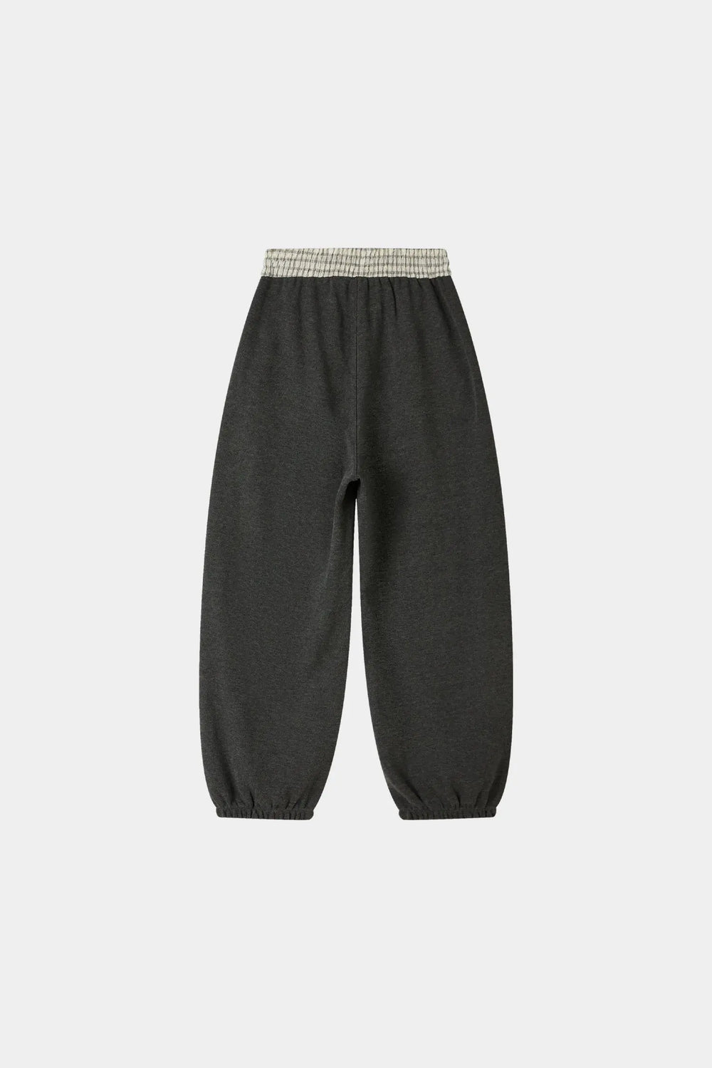 An image of a   32523 Two-Way Plaid Waist Sweatpants by  Mirra Masa