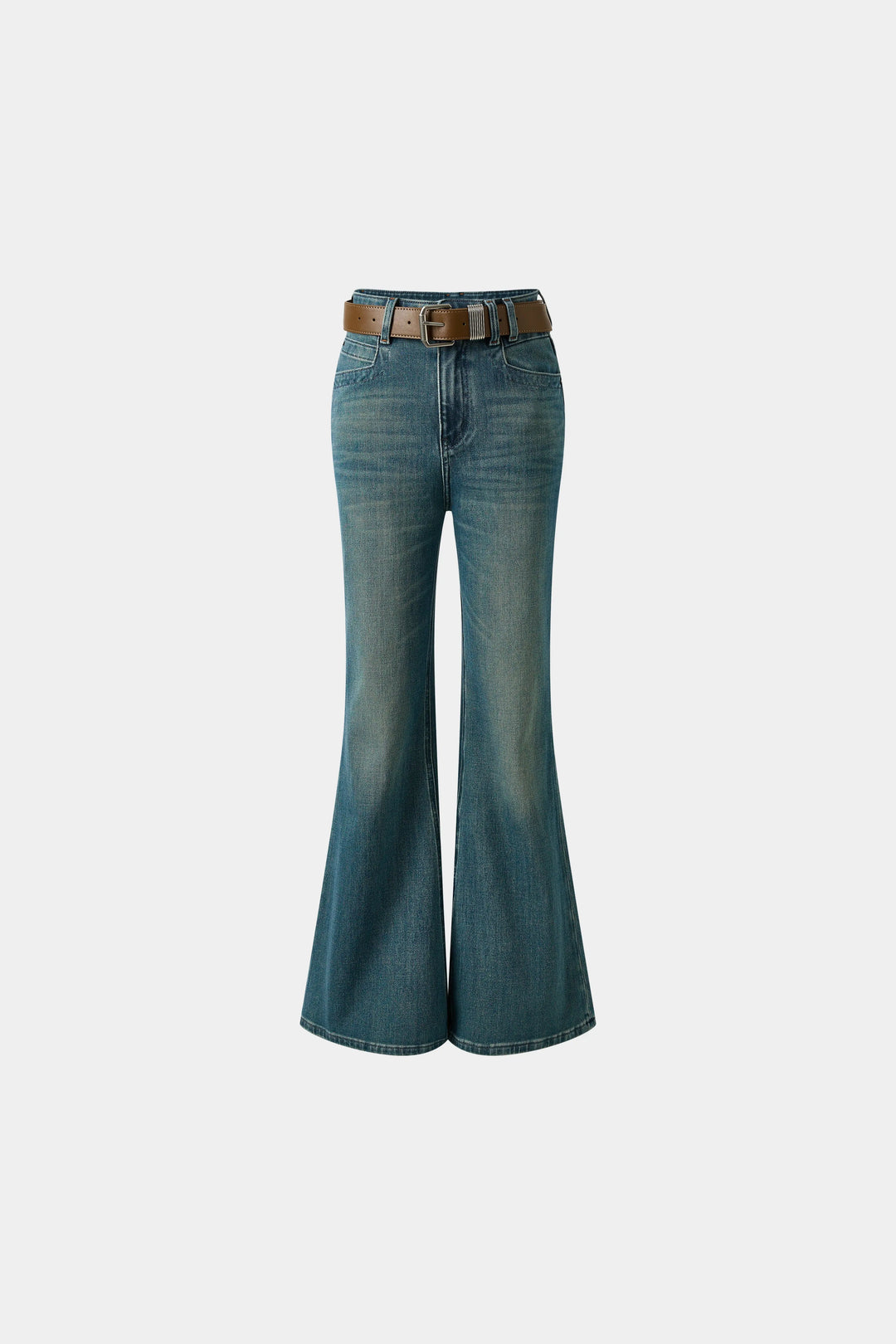 An image of a   32530 Stretch Flare Denim Jeans by  Mirra Masa