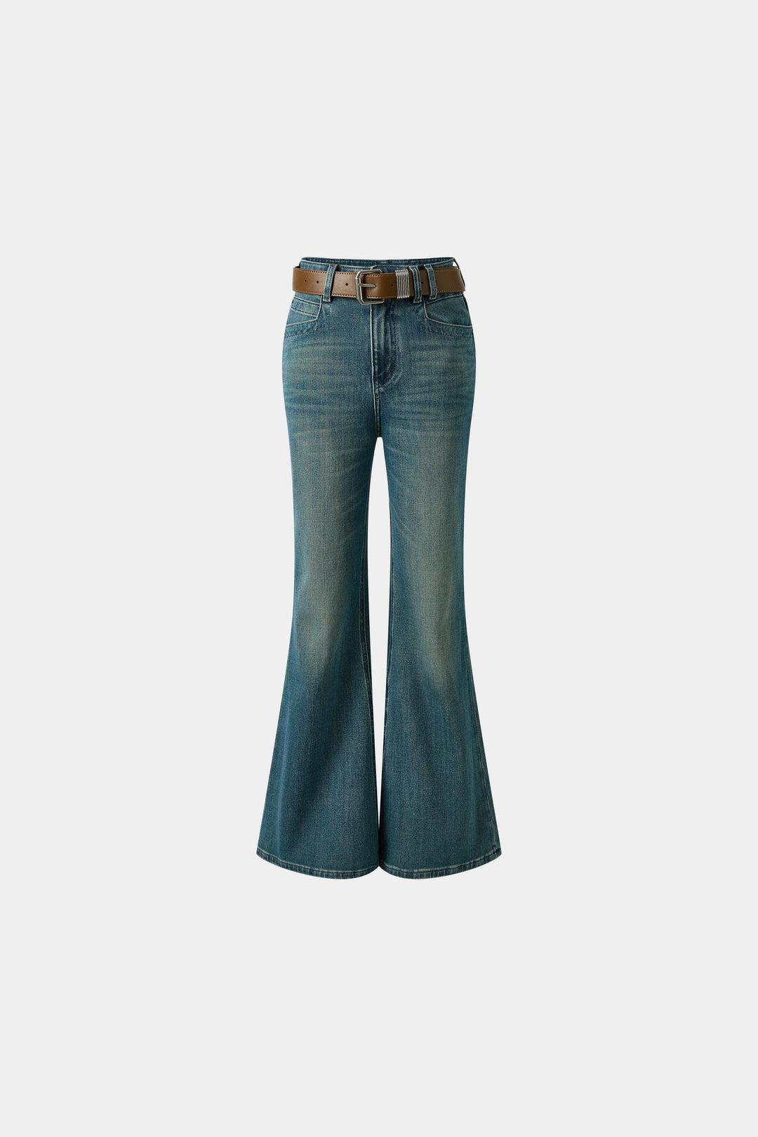 An image of a   32530 Stretch Flare Denim Jeans by  Mirra Masa