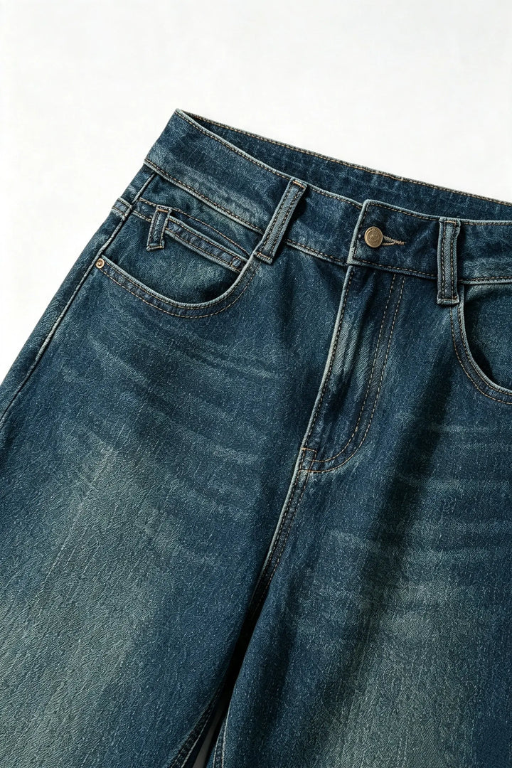 An image of a   32555 Cuffed Wide Leg Jeans by  Mirra Masa