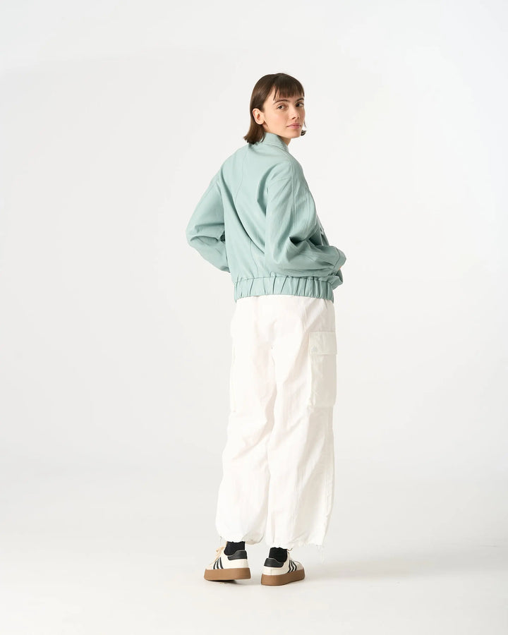 An image of a   3255C Vegan Leather Jacket by  Mirra Masa