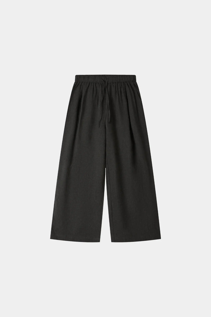An image of a   32596 Wide Leg Drawstring Pants by  Mirra Masa