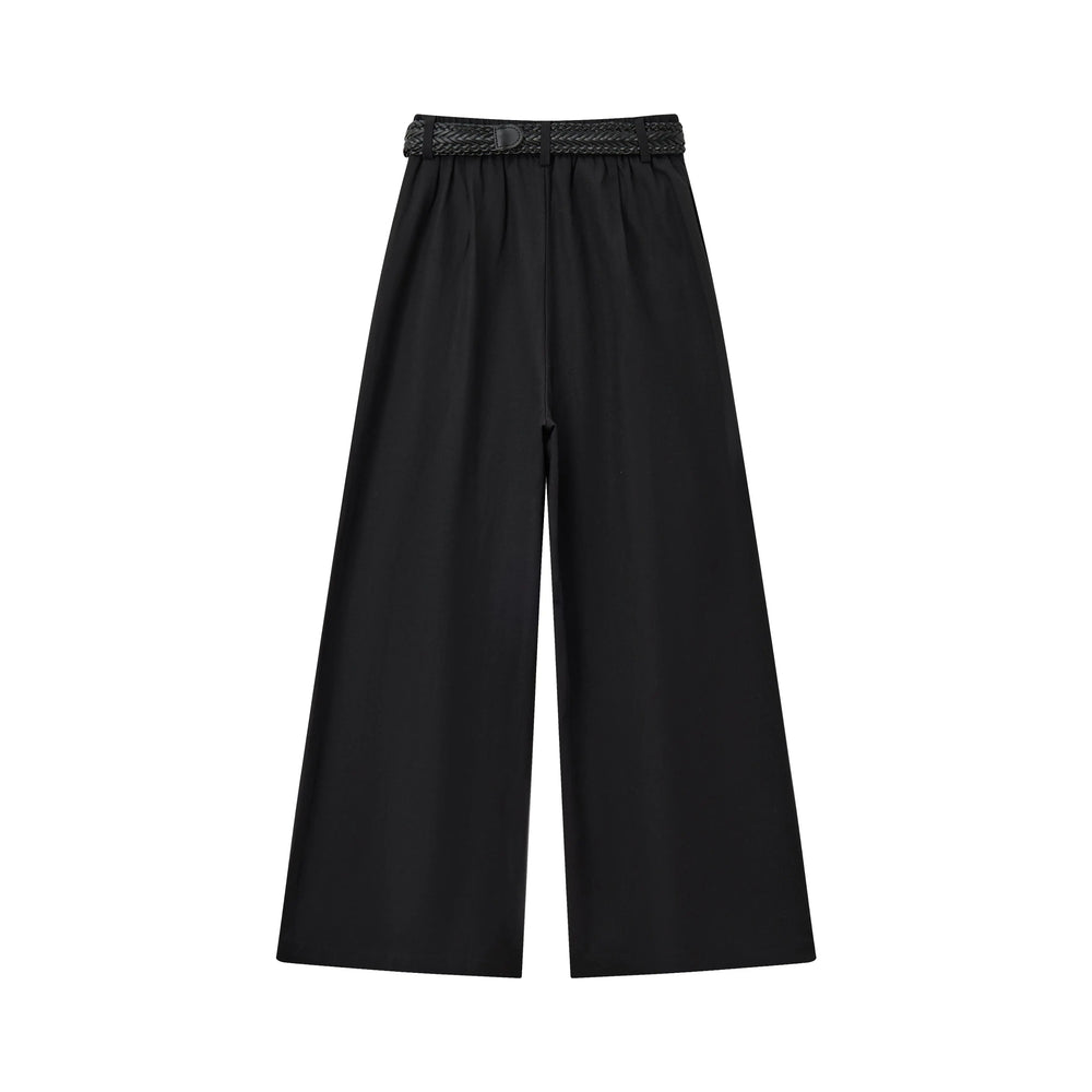 An image of a   32640 Pleated Wide-Leg Pants by  Mirra Masa