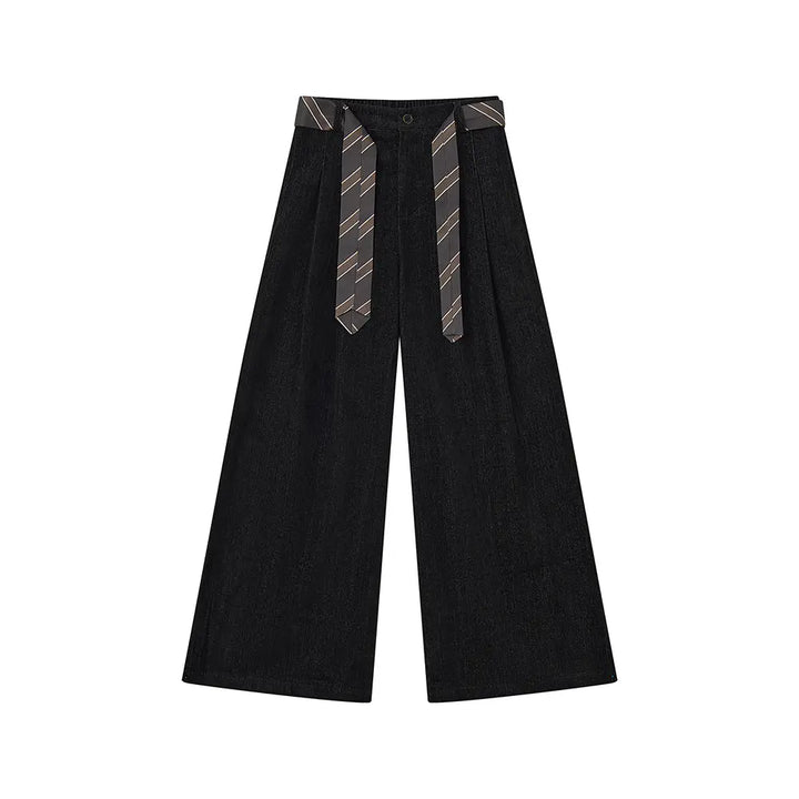 An image of a  Black / Large 32771 Wide Leg Pants by  Mirra Masa