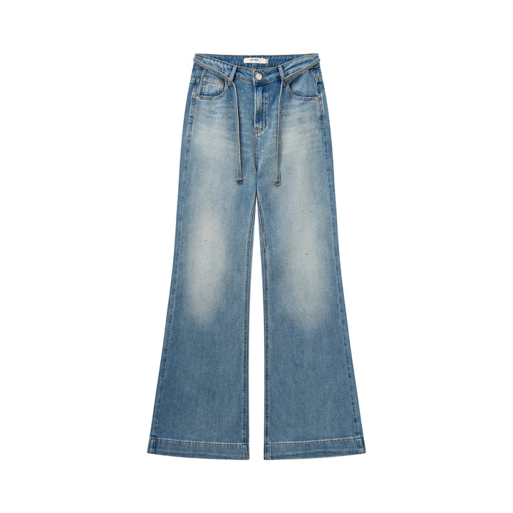 An image of a   32822 High-Waist Sparkle Jeans by  Mirra Masa