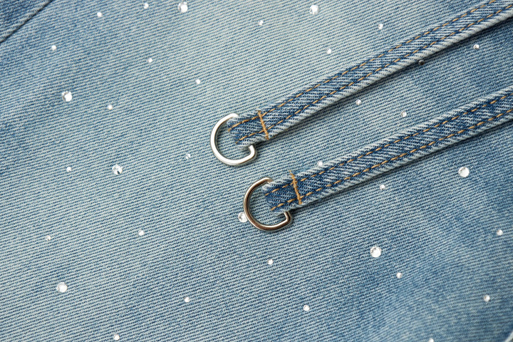 An image of a   32822 High-Waist Sparkle Jeans by  Mirra Masa