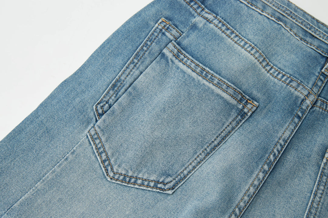 An image of a   32822 High-Waist Sparkle Jeans by  Mirra Masa