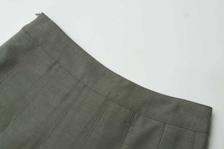 An image of a   32840 Pleated Mini Skirt by  Mirra Masa