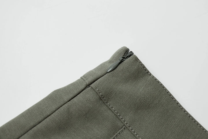 An image of a   32840 Pleated Mini Skirt by  Mirra Masa