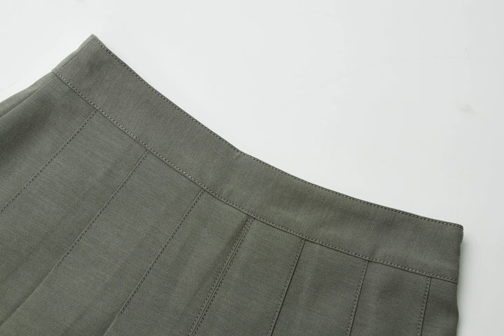 An image of a   32840 Pleated Mini Skirt by  Mirra Masa