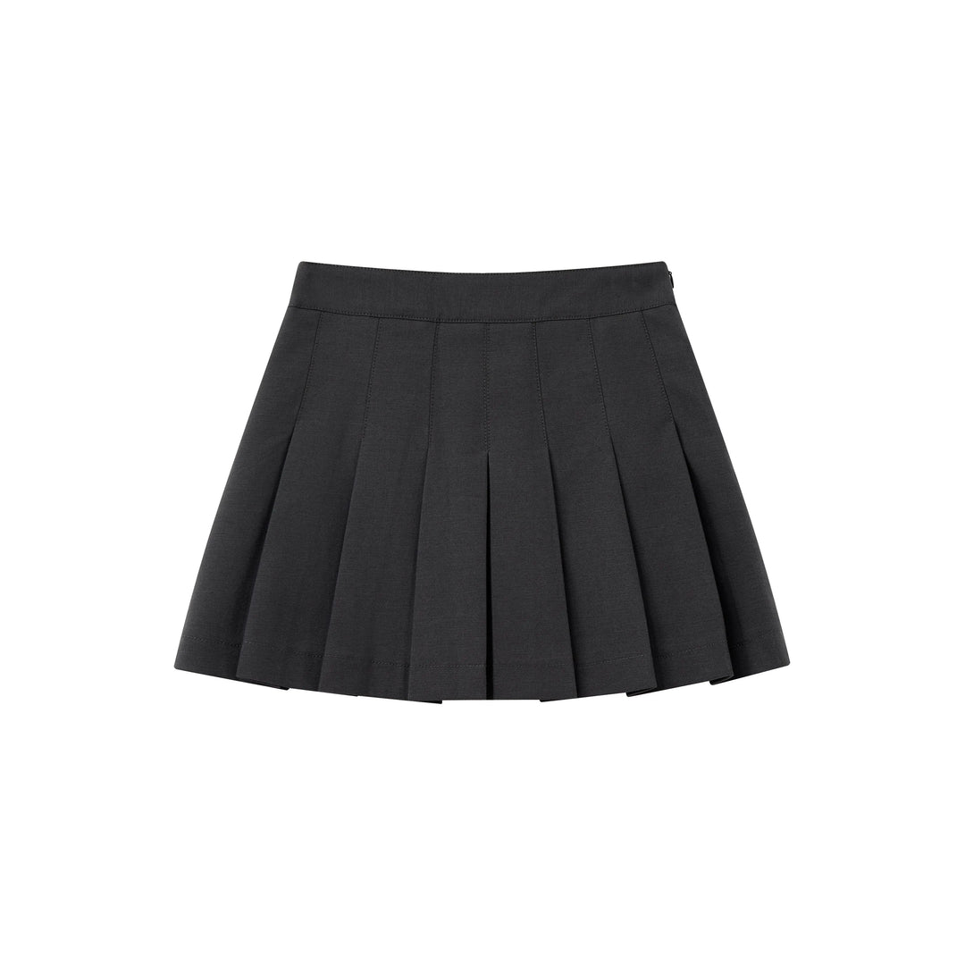 An image of a   32840 Pleated Mini Skirt by  Mirra Masa