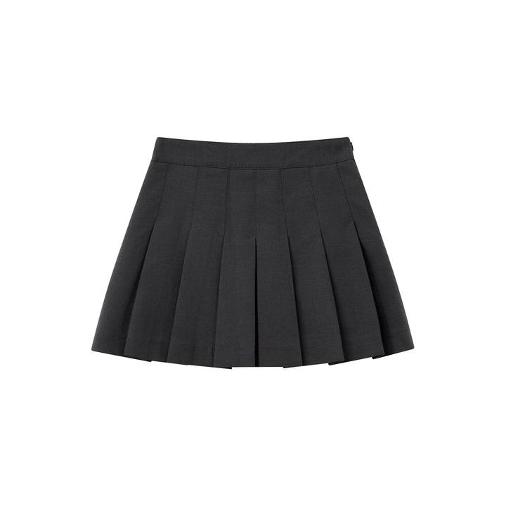 An image of a   32840 Pleated Mini Skirt by  Mirra Masa
