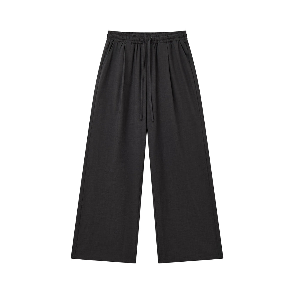 An image of a  Dark Grey / Medium 32874 Flow Form Wide Pants by  Mirra Masa