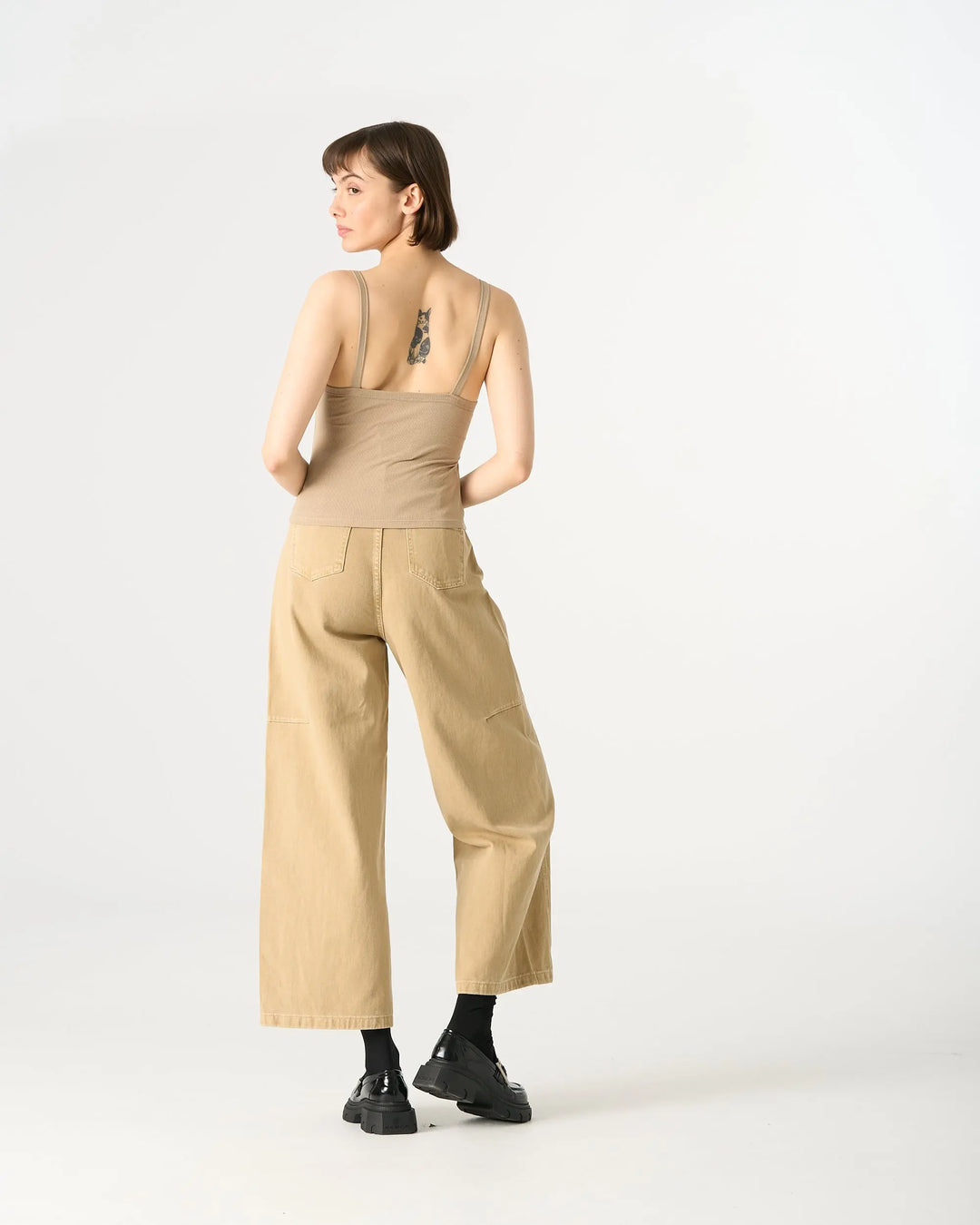 An image of a   32965 Straight-Leg Casual Pants by  Mirra Masa