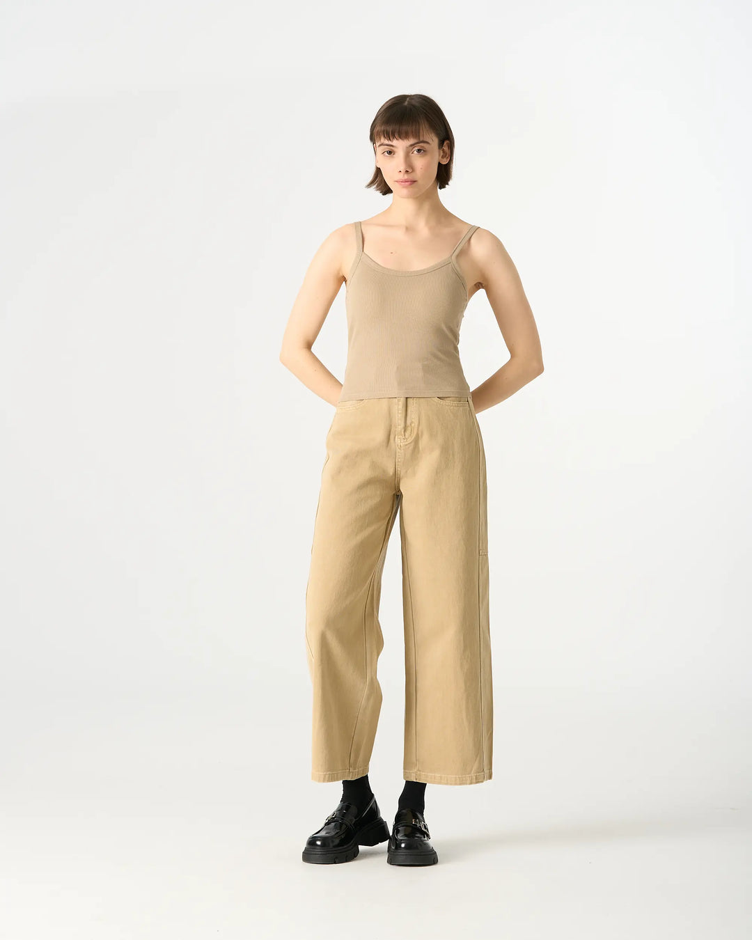 An image of a   32965 Straight-Leg Casual Pants by  Mirra Masa