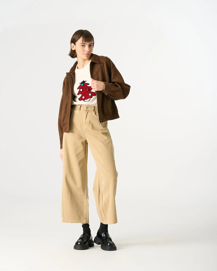 An image of a   32965 Straight-Leg Casual Pants by  Mirra Masa