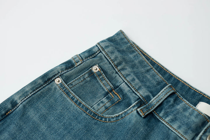 An image of a   32987 Straight Leg Jeans by  Mirra Masa