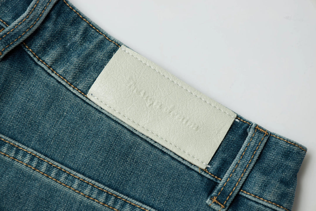 An image of a   32987 Straight Leg Jeans by  Mirra Masa